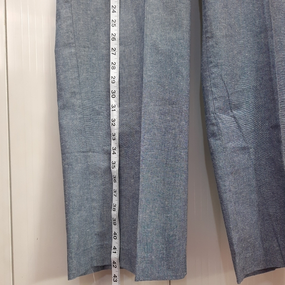 Alfred Dunner Blue Women's Classic Fit Pants Pull on Back Elastic size 18 - Picture 6 of 8